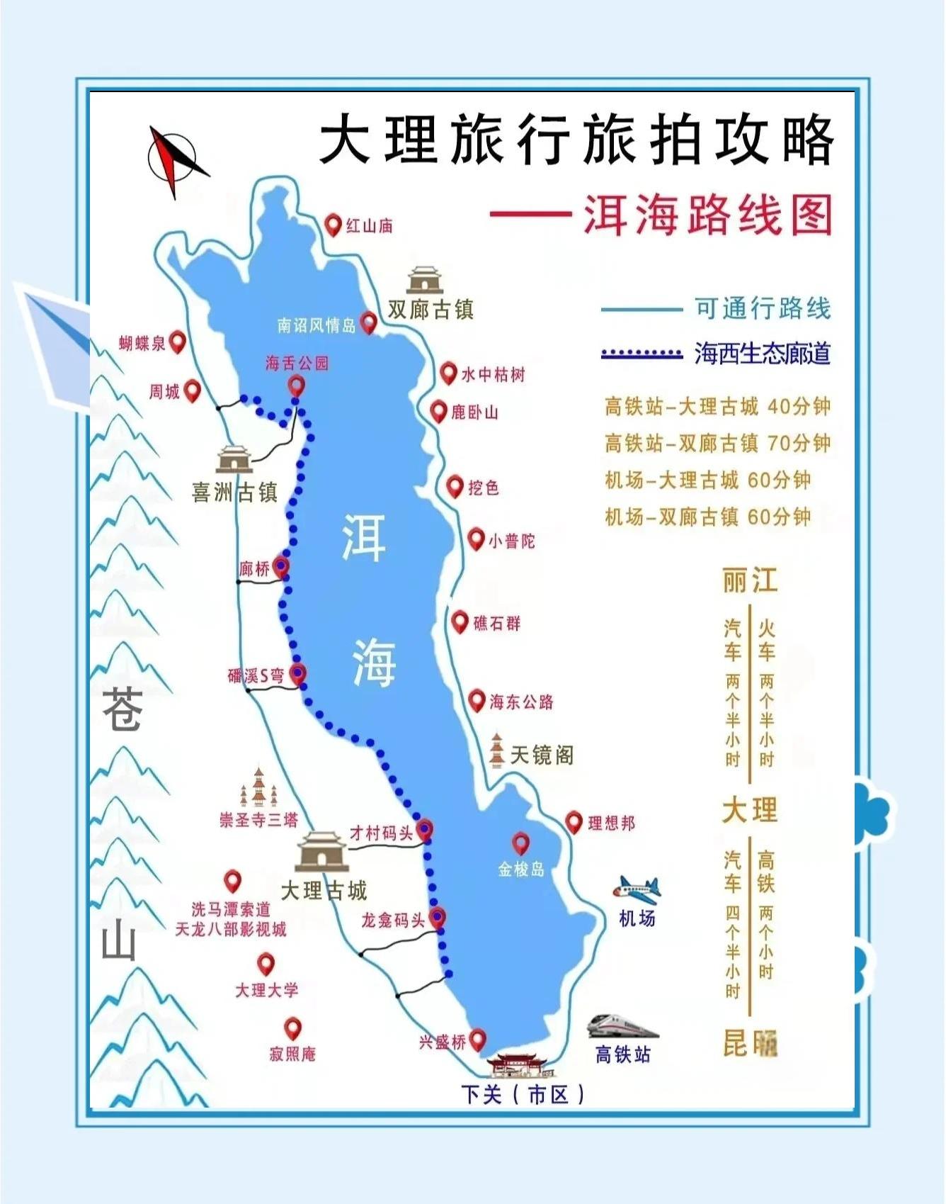 大理旅游路线-大理旅游路线怎么安排,3天时间玩哪些核心景区最合理?