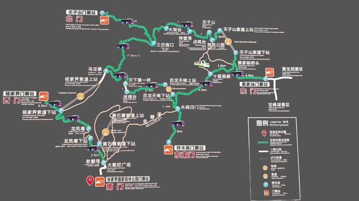 湘西旅游地图-湘西旅游地图景点分布