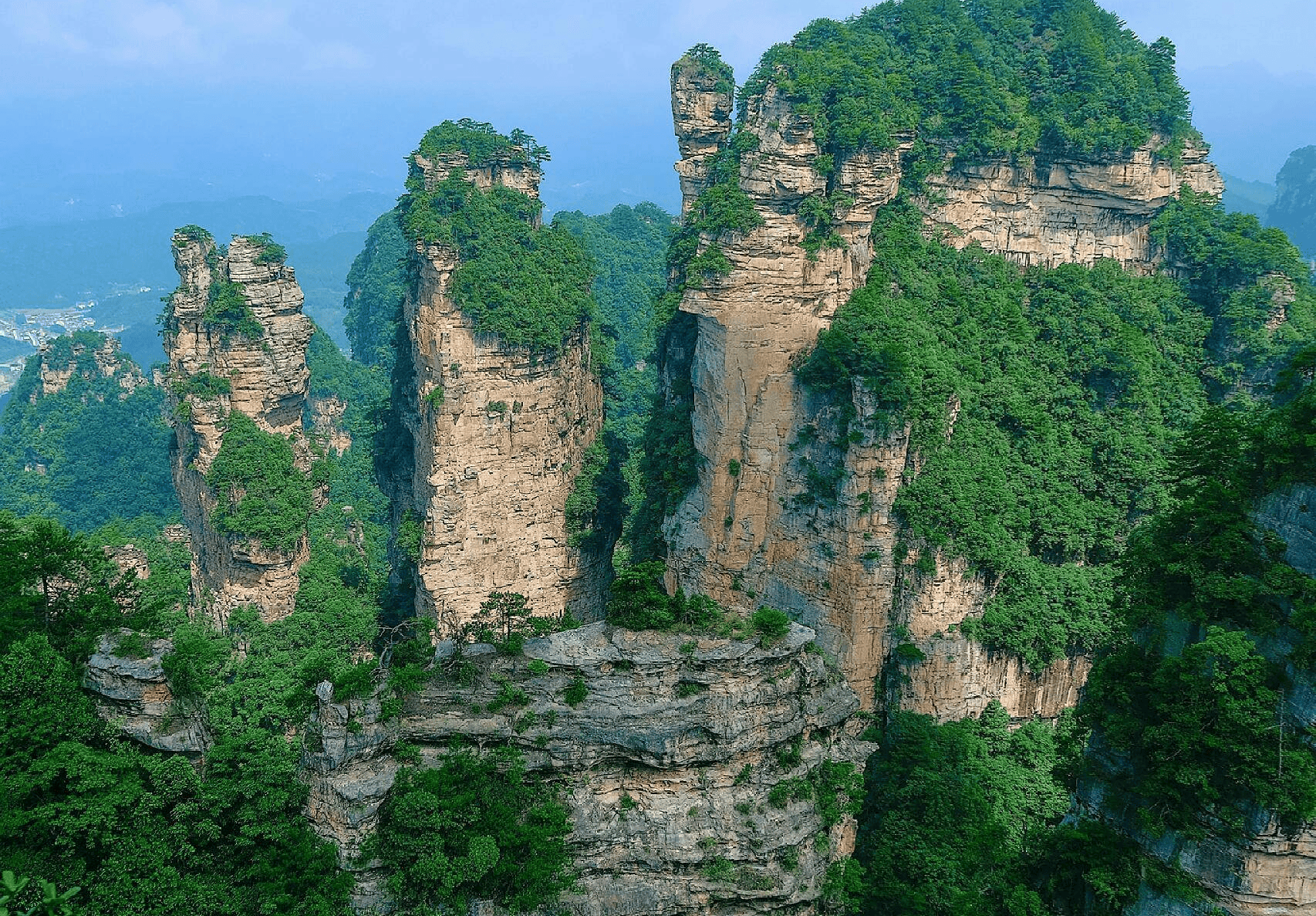 张家界旅游-张家界旅游图 路线图
