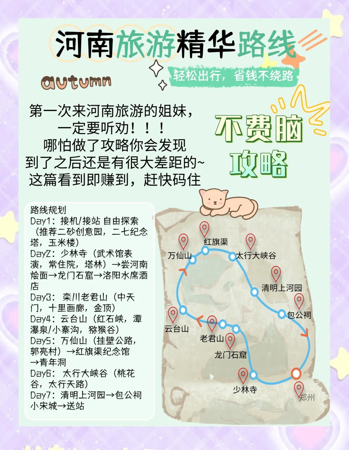 河南旅游景点地图-河南旅游景点地图高清版挂图