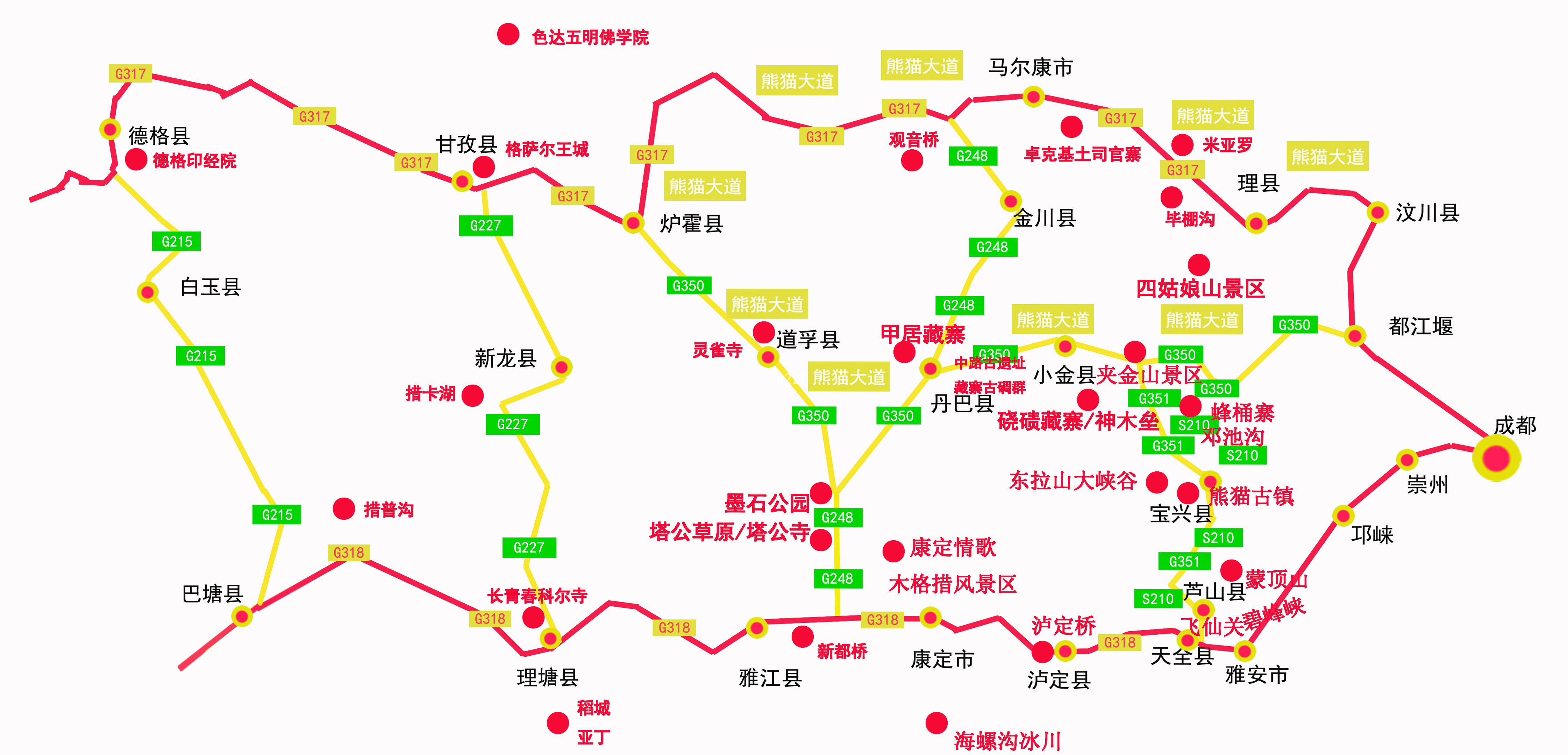 四川旅游地图-四川旅游地图及路线图 四川旅游地图-四川旅游地图及路线图