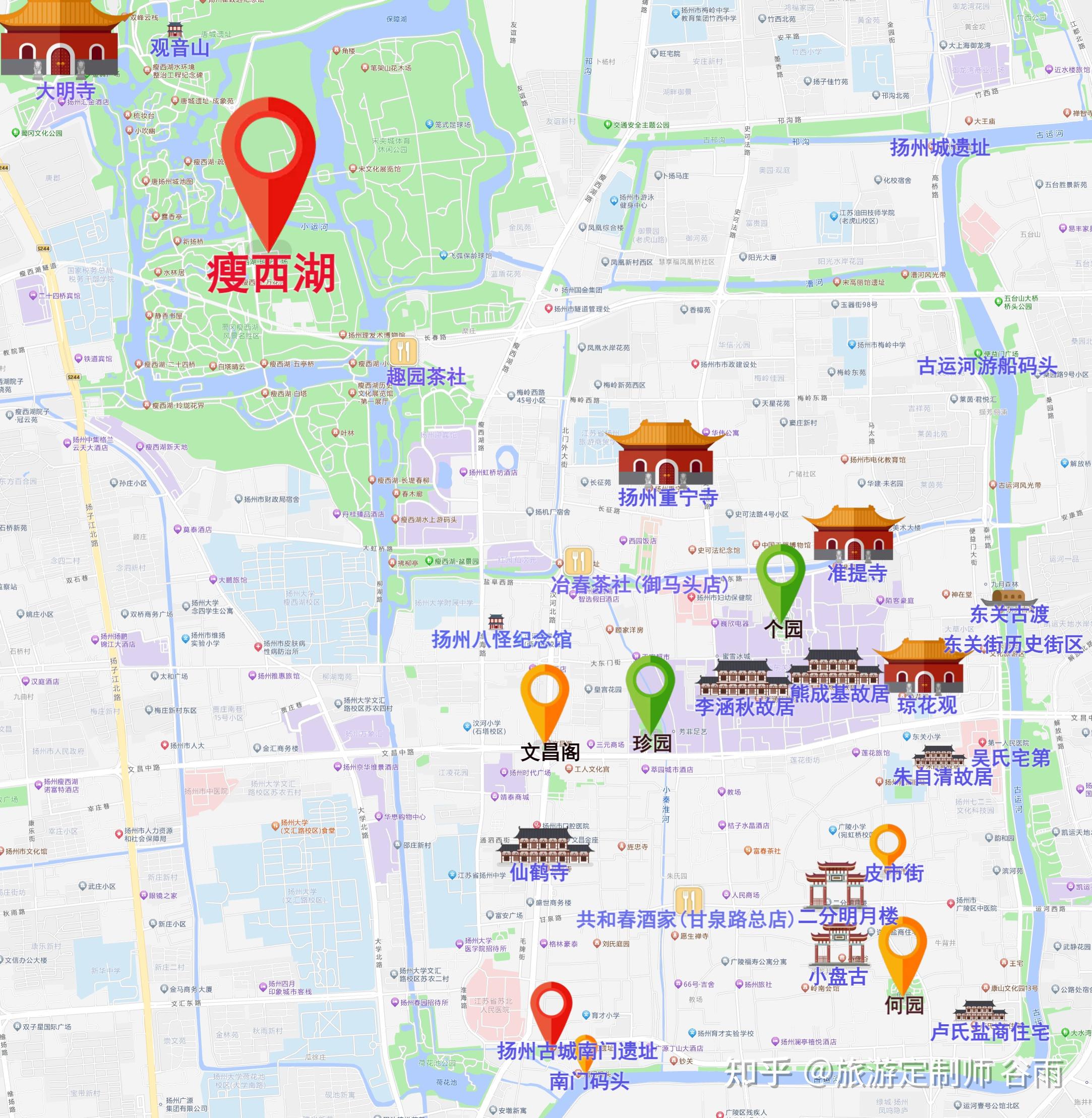 扬州旅游地图-扬州旅游地图手绘 扬州旅游地图-扬州旅游地图手绘