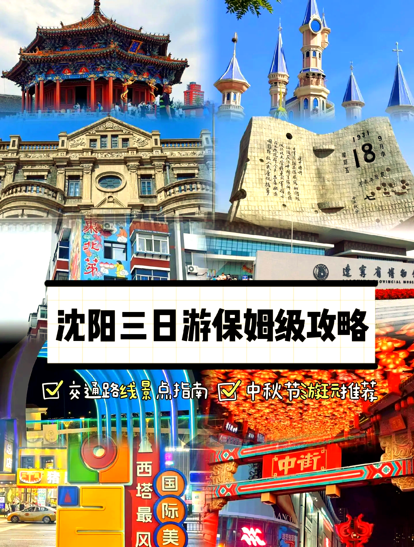 沈阳旅游景点-沈阳旅游景点分布图